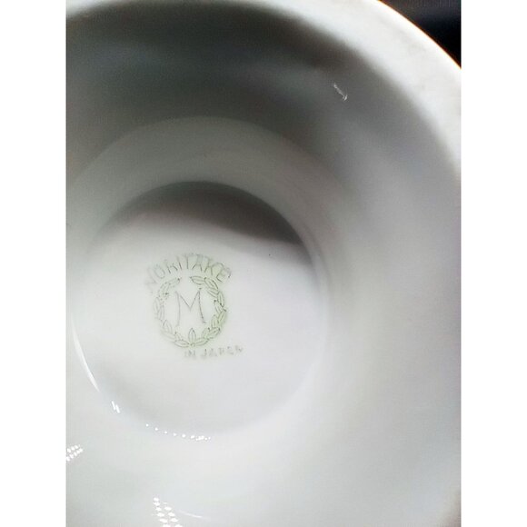 Antique Noritake Bouillon Set 1920s Hand Painted Roses Spoon Saucer Japan - Picture 11 of 13